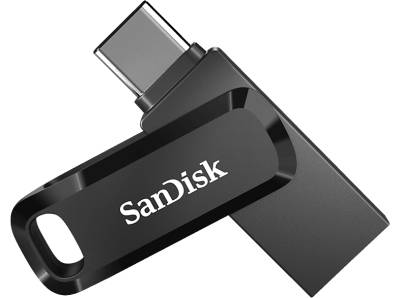 SANDISK Ultra® Dual Drive Go USB-C Laufwerk, 1 TB, 400 MB/s, Schwarz von SANDISK