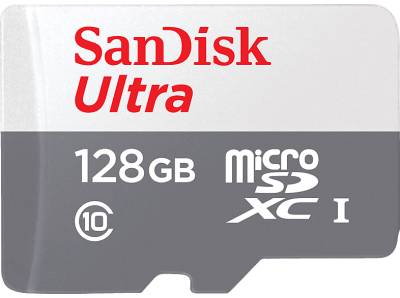 SANDISK Ultra UHS-I mit Adapter für Tablets, Micro-SDXC Speicherkarte, 128 GB, 120 MB/s von SANDISK