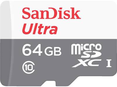 SANDISK Ultra UHS-I mit Adapter für Tablets, Micro-SDXC Speicherkarte, 64 GB, 120 MB/s von SANDISK
