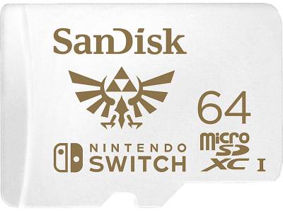SANDISK microSDXC™, Speicherkarte für Nintendo Switch, 64 GB, Weiß von SANDISK