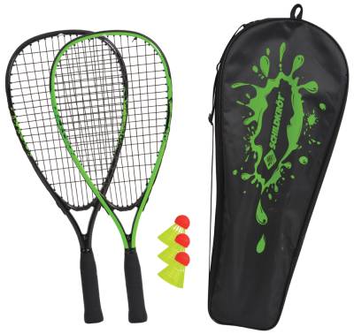 SCHILDKRÖT Speed Badminton Set, schwarz / grün von SCHILDKRÖT