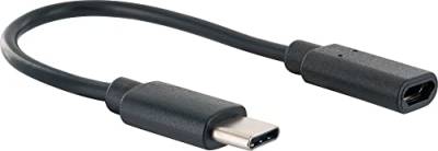 SCHWAIGER CK3104 533 USB Adapter Micro-USB auf USB-C Adapterkabel Geräteanschluss Datenübertragung HighSpeed 480 MBit/s Micro USB auf Type C Kabel 15cm schwarz von SCHWAIGER