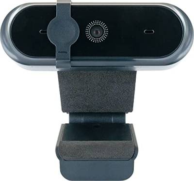 SCHWAIGER WCM10 Webcam Videokamera Videochat 1280x720P HD mit Mikrofon Objektivabdeckung Plug&Play Streaming Videokonferenz Videoanrufe schwarz von SCHWAIGER