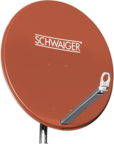 Schwaiger Aluminium Offset-Antenne Ziegelrot (80 cm) von SCHWAIGER
