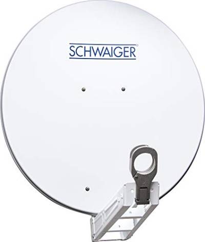 Schwaiger SPI075PR011 Aluminium Offset-Antenne 75cm, Premiumklasse, rot von SCHWAIGER