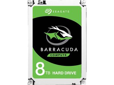 SEAGATE BarraCuda Festplatte Retail, 8 TB HDD SATA 6 Gbps, 3,5 Zoll, intern von SEAGATE
