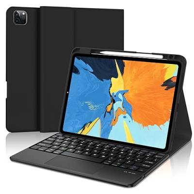 SENGBIRCH Tastaturhülle für iPad Air 5 / Air 4 10,9 Zoll / iPad Pro 11 mit Trackpad – Bluetooth-Tastatur abnehmbare kabellose Tastatur mit Touchpad von SENGBIRCH