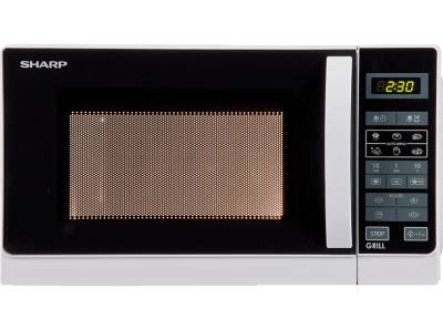 SHARP R-642 WW, Mikrowelle (800 Watt, Grillfunktion) von SHARP