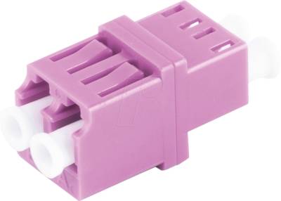 SHVP BS07-60023 - LWL Kupplung, LC / LC, RJ45 Style, Duplex, violett von SHIVERPEAKS