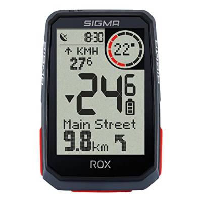 Sigma Sigma ROX 4.0 Fahrrad-Navi Fahrrad GPS, GLONASS, spritzwassergeschützt von SIGMA SPORT