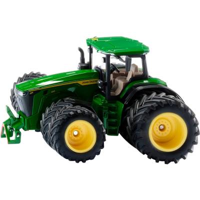 FARMER John Deere 8R 410 mit Doppelbereifung, Modellfahrzeug von SIKU