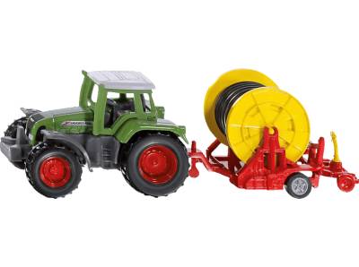 SIKU Traktor mit Bewässerungshaspel Modellauto, Mehrfarbig von SIKU