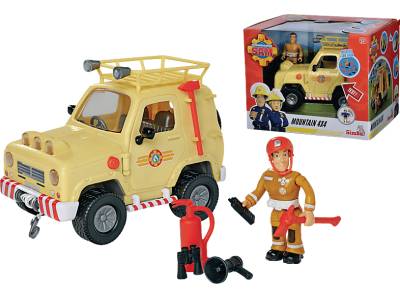 SIMBA TOYS Sam 4x4 Geländewagen mit Figur Spielzeugauto Mehrfarbig von SIMBA TOYS