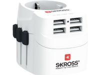 SKROSS PRO Light USB travel adapter with four USB ports von SKross