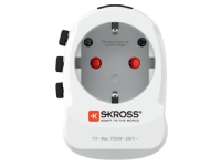 Skross 1.302462, Universal, Universal, Typ B, Typ G (VK), Typ I (AU), Typ C, Typ F, 100-250 V, 50 - 60 Hz von SKross