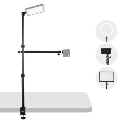 SMALLRIG Kamera-Tischhalterung mit magischem Arm und 1/4-Zoll-Kugelkopf, Verstellbarer 13-35,4-Zoll-Lichtstativ, C-Klemme für DSLR-Kamera, Ringlicht, Live-Streaming, Foto- und Videoaufnahmen - 3992 von SMALLRIG