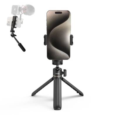 SMALLRIG VK-20 Vlogging Kit für iPhone für Kamera, Universal Video kit Handy Stativ für Samsung für YouTube und TikTok Starter, fürVideoaufzeichnungsausrüstung, mit Telefonstativ – 4364 von SMALLRIG