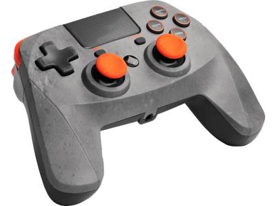 SNAKEBYTE Game:Pad 4 S wireless ROCK Controller Grau/Orange für PlayStation von SNAKEBYTE