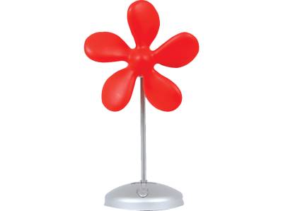 SONNENKÖNIG 10501021 Flower Fan Tischventilator Rot (9 Watt) von SONNENKÖNIG