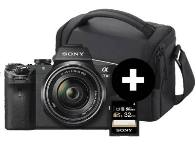 SONY Alpha 7 M2 Kit (ILCE-7M2K) Systemkamera mit Objektiv 28-70 mm, 7,6 cm Display, WLAN von SONY