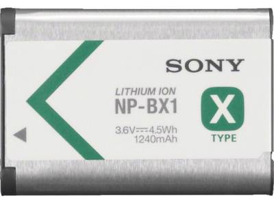 SONY NP-BX1 Li-Ion Akku, 3.6 Volt, 1240 mAh von SONY