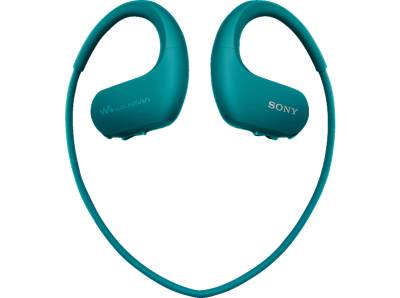 SONY NW-WS413 Kopfhörer mit integriertem Mp3-Player (4 GB, Blau) von SONY