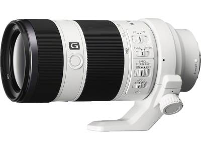 SONY SEL70200G Vollformat 70 mm - 200 f/4.0 G-Lens, OSS, ED, FRL, DMR, Circulare Blende, IF (Objektiv für Sony E-Mount, Weiß) von SONY