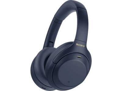 SONY WH-1000XM4 Noise Cancelling, Over-ear Kopfhörer Bluetooth Blau von SONY