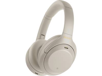 SONY WH-1000XM4 Noise Cancelling, Over-ear Kopfhörer Bluetooth Silber von SONY
