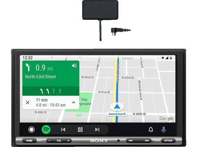 SONY XAV-AX3250 DAB+ Media Receiver CarPlay/Android Auto inkl Antenne Autoradio 2 DIN (Doppel-DIN), 55 Watt von SONY