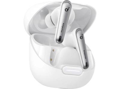 SOUNDCORE BY ANKER Liberty 4 NC True Wireless, In-ear Kopfhörer Bluetooth Clear White von SOUNDCORE BY ANKER