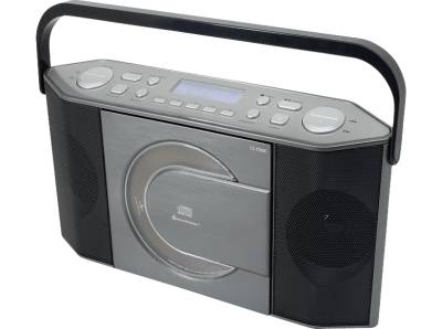 SOUNDMASTER RCD1770AN DAB+ Radio, Schwarz/Silber von SOUNDMASTER