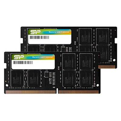 Silicon Power 32 GB (16 GB x 2) DDR4 2666 MHz 260-pin CL19 1,2 V SODIMM Laptop Memory - kompatibel mit Intel Skylae-X Plattformen/Kaby Lake-X CPU Serie Motherboards von SP Silicon Power