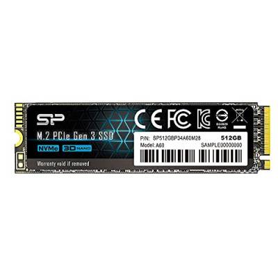 Silicon Power P34A60 M.2 512 GB PCI Express SLC NVMe von SP Silicon Power