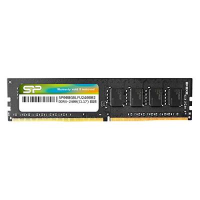 Silicon Power 8 GB DDR4-RAM-2400 MHz (PC4 19200) 288 Pin 1,2 V CL17 Non-ECC ungepufferter UDIMM-Desktop-Speicher von SP Silicon Power