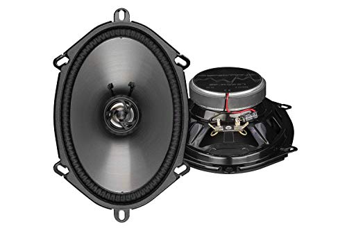 SPECTRON SP-RX257: Klangstarker 13 x 18 cm / 5 x 7 Zoll Lautsprecher für Autos und Reisemobile, 2-Wege Koaxial System, oval, 80 Watt von SPECTRON