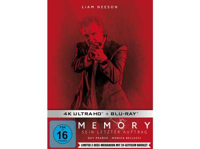 Memory - Sein letzter Auftrag, limitiertes exklusives Mediabook 4K Ultra HD Blu-ray + von SPLENDID FILM