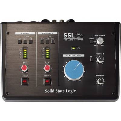 SSL 2+ 2-Kanal USB-C Audio-Interface mit 4 Ausgängen von SSL
