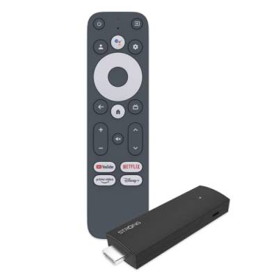 STRONG SRT41 | TV Stick | 4K UHD Stick | HDMI | Google TV | Google Play Store | Netflix | Prime Video | Disney+ | YouTube | Chromecast von STRONG
