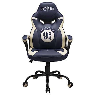 Harry Potter - Gaming-stuhl Hogwart - Bürostuhl für junior gamer - Schwarz und Gold - Offizielle Lizenz von SUBSONIC