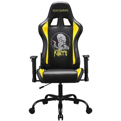 Iron Maiden - Ergonomischer Gaming-Stuhl Verstellbare Rückenlehne/Armlehnen - Adult Gaming Chair offizielle Lizenz von SUBSONIC