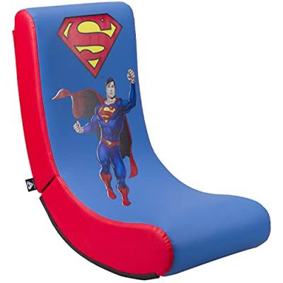 Subsonic Superman - Rock'n'seat junior gamer chair- Kinder/Jugendliche Gaming-Stuhl offizielle Lizenz von SUBSONIC