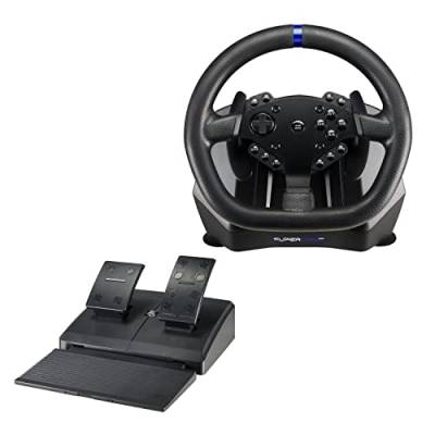 Superdrive - Rennlenkrad/lenkrad SV950 mit Pedalen und Schaltwippen Xbox Serie X/S, PS4, Xbox One, PC (programmierbar für alle Spiele) von SUBSONIC