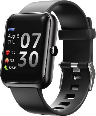 SUPBRO Smartwatch (1,3 Zoll, Android iOS), Fitness Tracker Schlaf Herzfrequenzmessungen wasserdicht Armbanduhr von SUPBRO