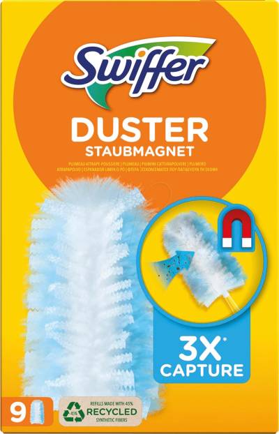 SWIFFER 541553 - Swiffer Staubmagnet Nachfülltücher, 9 Stück von SWIFFER