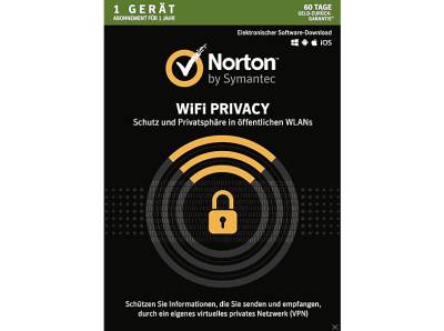 Norton Wifi Privacy 1U/1 DEV/1 Jahr (Online) - [PC] von SYMANTEC DEUTSCH. GMBH (SOFT.)