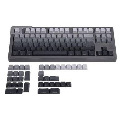 CherryProfile Ersatz-Tastenkappen, grau, für 61/64/68/87/96/98/104/108, mechanische Tastatur-Tastenkappen, 125 Stück, 125 Tasten, Spieltastatur-Tastenkappen, CherryProfile, dickes von Saiyana