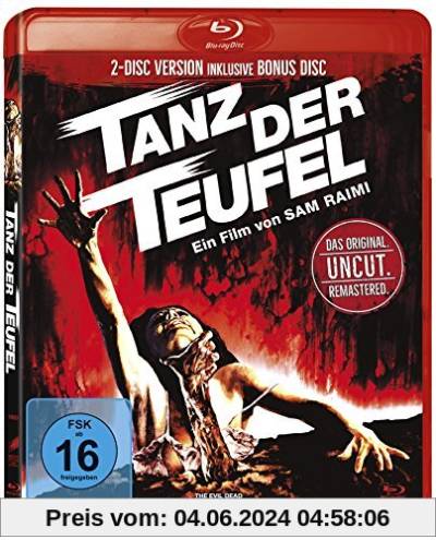 Tanz der Teufel (Remastered Version inkl. Bonus Disc 2 Discs in roter Amaray) [Blu-ray] von Sam Raimi