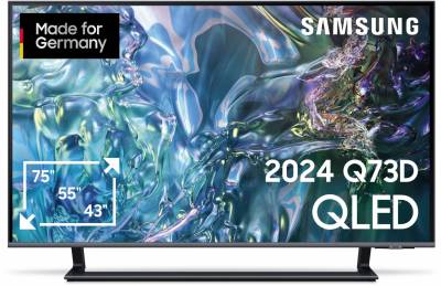 GQ43Q73DAU 108 cm (43") QLED-TV Titangrau / F von Samsung