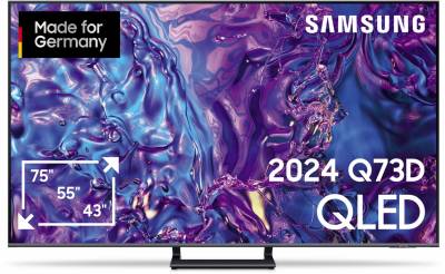 GQ65Q73DAT 163 cm (65") QLED-TV Titangrau / E von Samsung